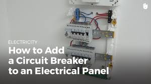 All circuit breaker have operating coils (tripping coils and close coil), whenever these coils are energized by switching pulse, and the plunger after a cycle of operation of circuit breaker the total stored energy is released and hence the potential energy again stored in the operating mechanism of. How To Add A Circuit Breaker To An Electrical Panel Electricity Youtube