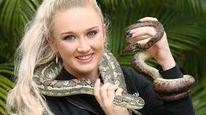 Resultado de imagem para people with pet snake