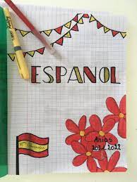 Espagnol | Tutoriel de dessin, Couvertures de cahier, Dessin de couverture