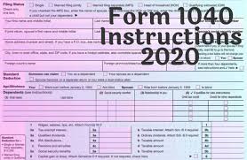 The irs form 1040 is one of the most common irs tax forms in use today. Form 1040 Instructions 2020 1040 Forms Taxuni