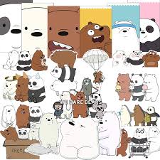 Cute bear drawings doodle drawings easy drawings doodle art colorful drawings bear coloring pages coloring books disney drawings cartoon drawings. Collection Skate Board Gtotd Stickers Decals Vinyls For Laptop Waterbottle Gift Teens Cars We Bare Bears Stickers Pack 20 Pcs Toys Games Stickers