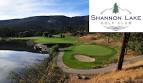 Shannon Lake Golf Course | West Kelowna BC