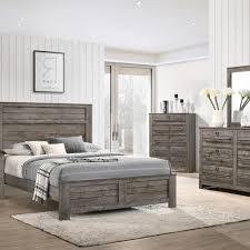 5, 6 and 7 pc sets. Dark Gray Panel King Bedroom Set My Furniture Place