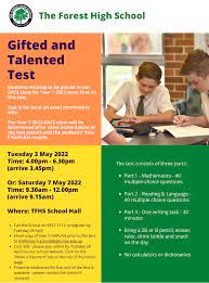 gifted and talented test for year 7