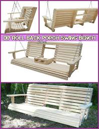 Diy Roll Back Porch Swing Bench Free