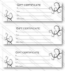 Black And White Gift Certificate Under Fontanacountryinn Com