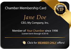 Chamber Membership Card