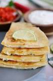 What cheese do Mexican restaurants use in quesadillas?
