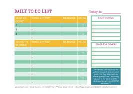 Daily And And Weekly To Do List Templates For Small Business