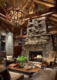Mountain Retreats With Stone Fireplaces