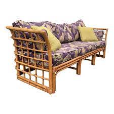 Vintage Rattan Couch