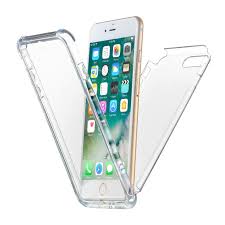 Iphone 7 Plus Case Iphone 8 Plus Case New Trent Esobala 7p Light Weight Clear Transparent Case With Bumper Protection Built In Screen Protector For Apple Iphone 7 Plus Iphone 8 Plus
