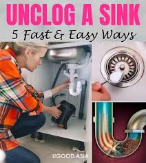 unclog a sink drain 5 fast and easy