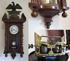 Antique Wall Clock Rare Ra Junghans