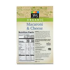 365 everyday value organic macaroni