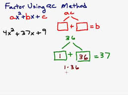 trinomial using the ac method