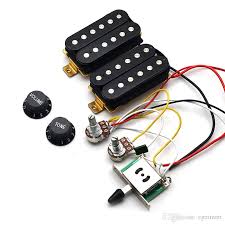 This wiring doubles the voltage output, resulting in a stronger and warmer tone. 2021 Electric Guitar Pickup Wiring Harness Prewired 5 Way Switch 2t1v Sss Ssh 1t1v Hh Pickup For St Electric Guitar Black White From Egetmart 12 5 Dhgate Com
