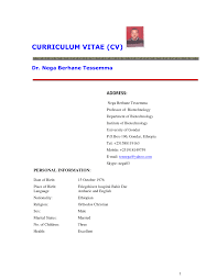 In the united states, a cv is used by people applying for a position in academia, research, or scientific field (as well as grants and fellowships). Pdf Curriculum Vitae Cv Address