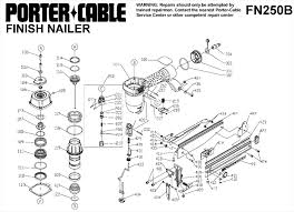 porter cable finish nailer parts