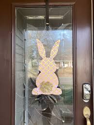 easter bunny doorhanger easter door