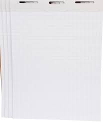 School Smart Graph Ruled Flip Chart Paper 27 X 34 Inches 50 Sheets Pack Of 4