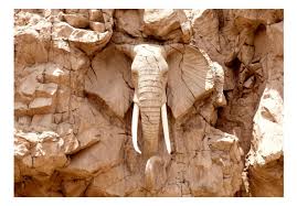 Wall Mural Stone Elephant South Africa