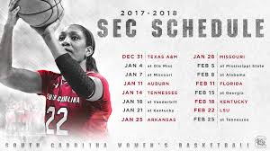 Alabama crimson tide mens basketball single game and 2021 season tickets on sale now. Sec Releases 2017 18 Women S Basketball Schedule University Of South Carolina Athletics