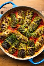 baked vegan cabbage rolls gołąbki