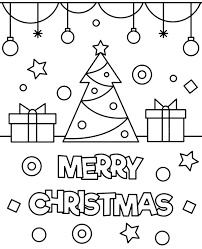 Insert photos, place stickers, change the font style and color, and edit the text to transform your selection into a christmas greeting that is truly one of a. Merry Christmas Card For Coloring Pages For Children