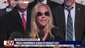 The firebrand republican is not doing as well at endearing herself to her party's leadership. Usa Kommt Der Equality Act Manner