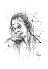 What pencil is best for drawing drawing portrait basic construction. Joker Drawing By Art De Noe Artmajeur