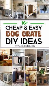 16 diy dog crate ideas to make cozier