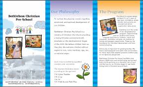 Preschool Brochures Barca Fontanacountryinn Com