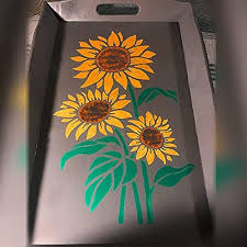 Reusable Sun Flower Stencils