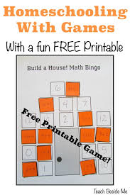 games math bingo game