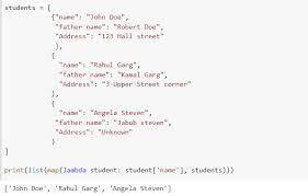 lambda functions in python map