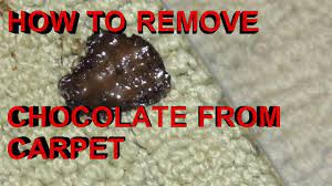 best way to remove chocolate ice cream