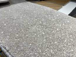 sparkle carpet light grey glitter