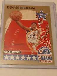 Dennis rodman card number 10. 1990 91 Nba Hoops 10 Dennis Rodman Detroit Pistons All Star Team Card Ebay