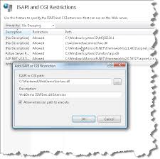 iis configuration for web connection