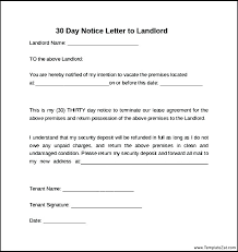 Giving Notice Template