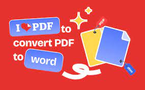 use ilovepdf to convert pdf to word