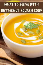 with ernut squash soup
