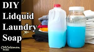 easy to make liquid laundry soap you