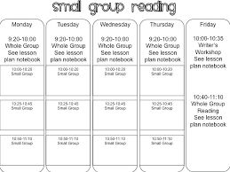 First Grade Lesson Plan Template