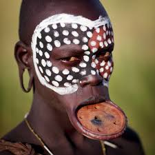 ethiopian tribes mursi woman with lip