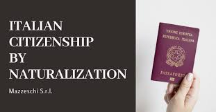Italian citizenship is most frequently acquired through a family connection, jure sanguinis (blood right) i.e. Italian Citizenship By Naturalization Mazzeschi