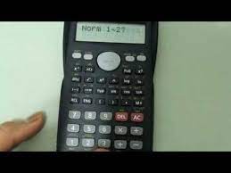 casio scientific calculator showing