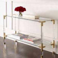 Narrow Console Table With Shelf