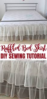 Easiest Way To Sew A Diy Bed Skirt
